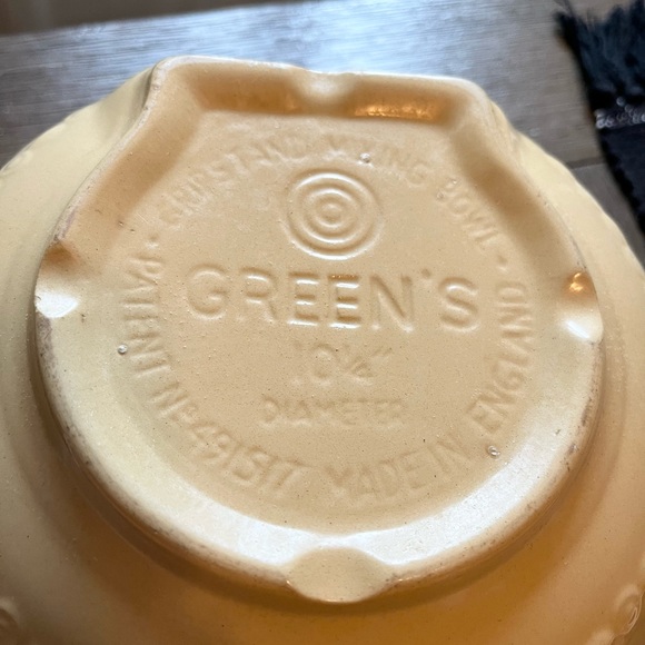 Vintage 1930s Kitchen T G Green Church Gresley England Patterned Mixing Bowl - Picture 4 of 5
